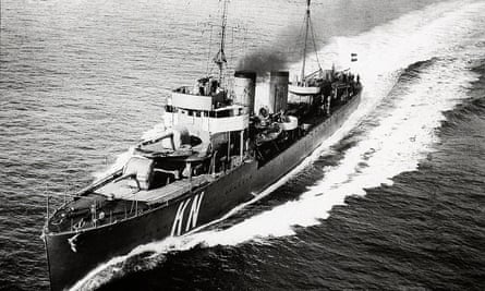 HNLMS Kortenaer, which was sunk in the battle of Java in 1942