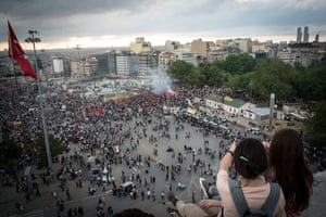 Protests to save to save Gezi Park in Taksim Square, Istanbul