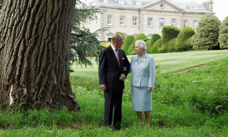 Queen Elizabeth II and Prince Philip, The Duke of Edinburgh re-visit Broadlands, to mark their Diamond Wedding Anniversary on November 20