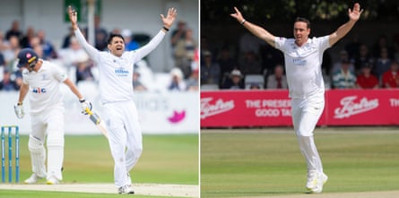 Mohammad Abbas et Kyle Abbott en action.