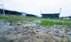 Stark’s Park was home to one of several waterlogged pitches. 