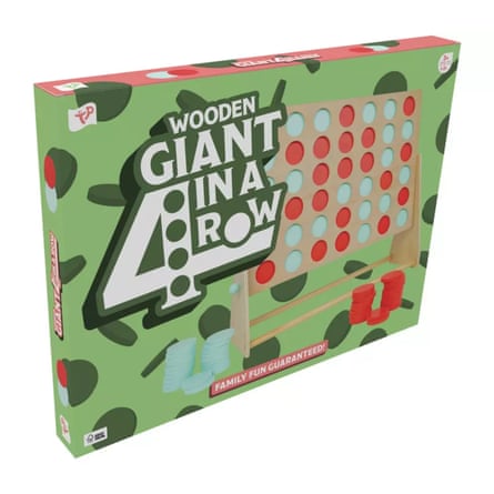Wooden giant 4 in a row box.