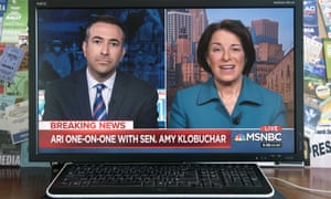 Amy Klobuchar speaks to Ari Melber of MSNBC.