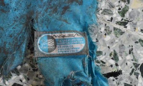 Part of the Karrimor backpack thought to have held the bomb used at Manchester Arena.
