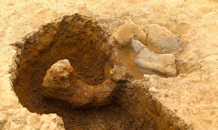 An excavation site