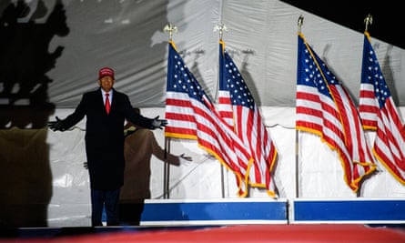 Trump at a rally in Sioux City, Iowa, last week.