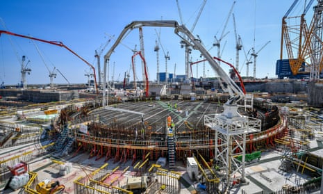 Construction at Hinkley Point C.