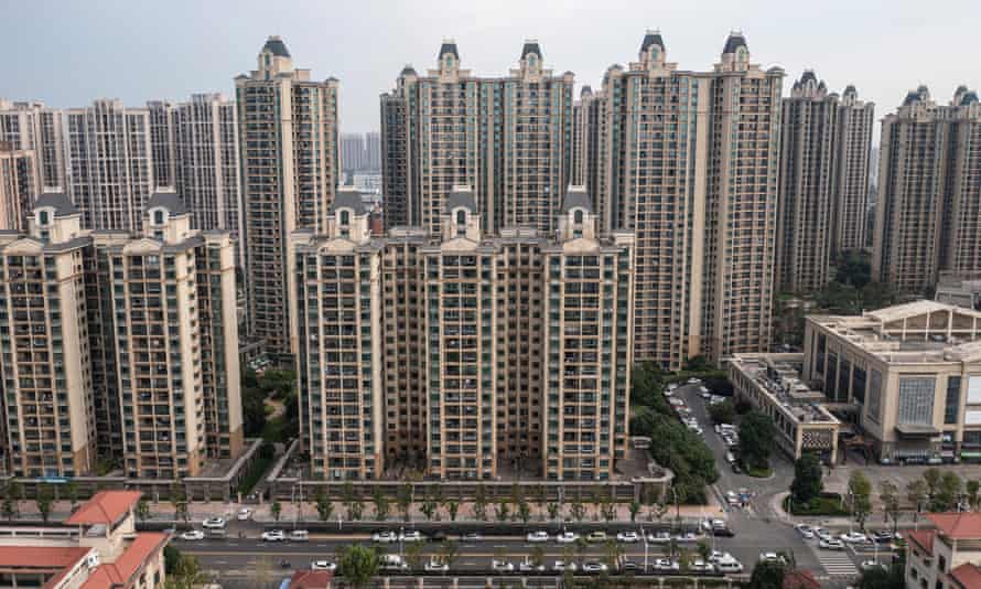 The Evergrande City in Wuhan, Hubei Province, China, last year