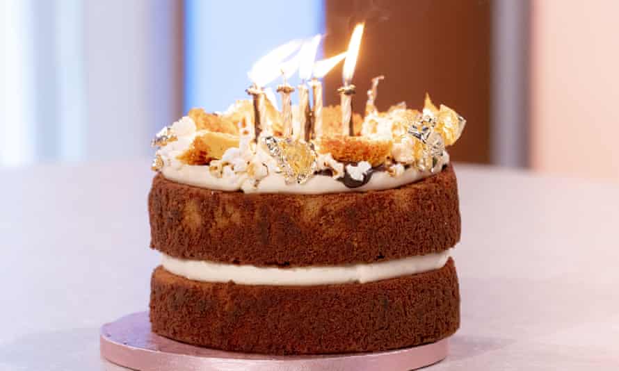 A birthday cake