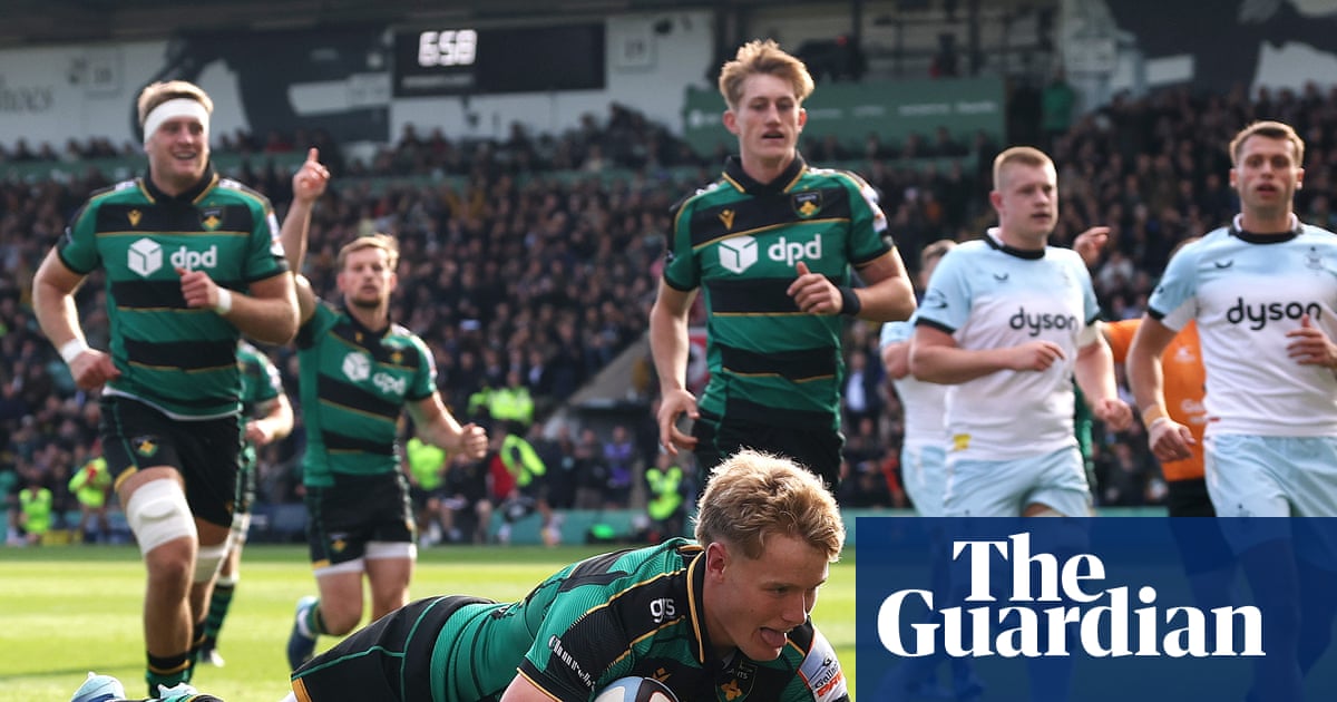 Sleightholme hat-trick fires up Northampton in 11-try blitz of Bath