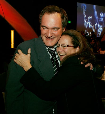 Editor Sally Menke with Quentin Tarantino in 2007.