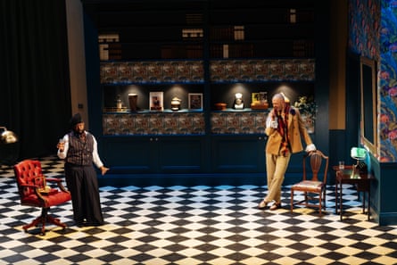 Emmanuel Akwafo and Jamael Westman in An Ideal Husband, designed by Rajha Shakiry.