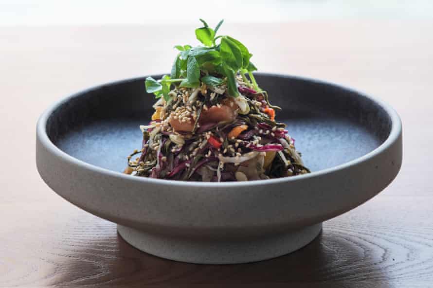 Lahpet Covent Garden’s thohk salad.