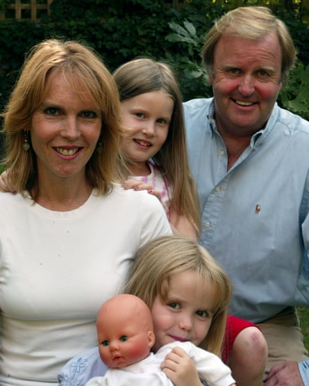 Maddie aged seven (back centre) with her mother Katie, sister Isabella and father Marcus.