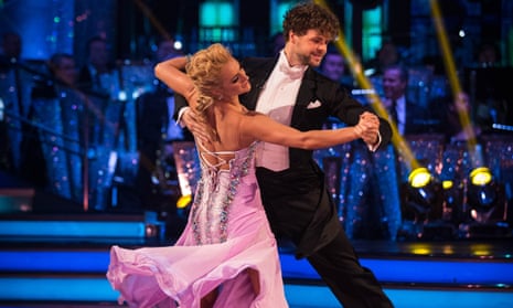 Jay McGuiness and partner Aliona Vilani during the Strictly final.