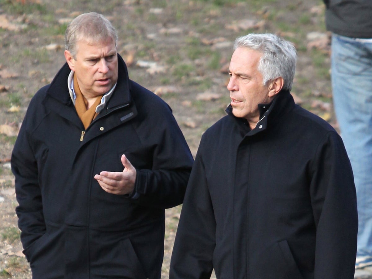 Poor Prince Andrew Is Appalled By Epstein Let That Be An End To It Jeffrey Epstein The Guardian
