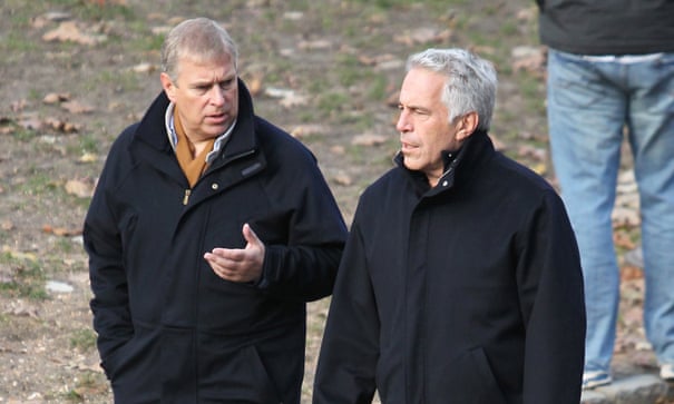 Prince Andrew and Jeffrey Epstein in Central Park, New York, 2010