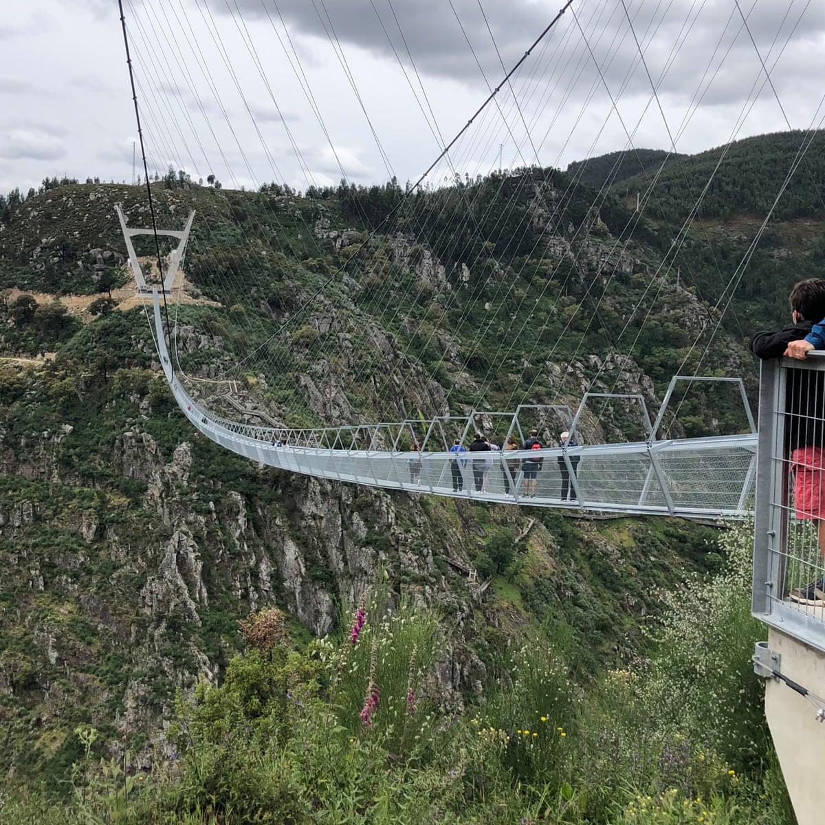 We Walked The World S Longest Suspension Bridge In Portugal S Natural Playground Portugal Holidays The Guardian We Walked The World S Longest Suspension Bridge In Portugal S Natural Playground Portugal Holidays The Guardian