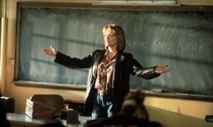 Michelle Pfeiffer as Louanne Johnson in Dangerous Minds