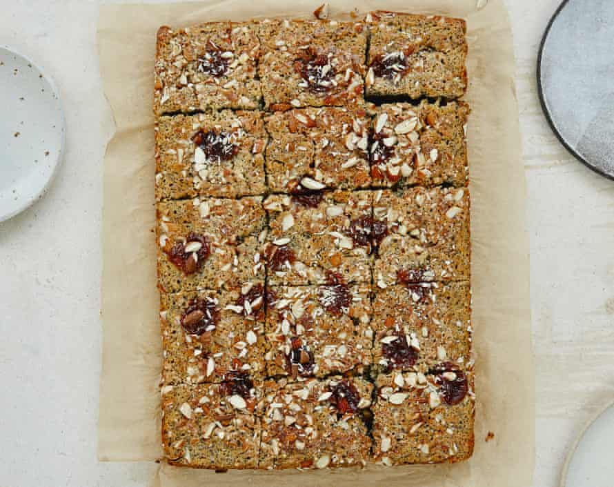 Anna Jones membrillo, buttermilk and poppyseed cake.