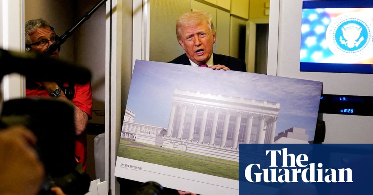 US judge orders Trump to halt $400m White House ballroom project