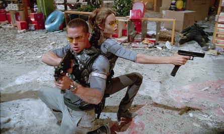 In Mr and Mrs Smith, where the couple met in 2005.