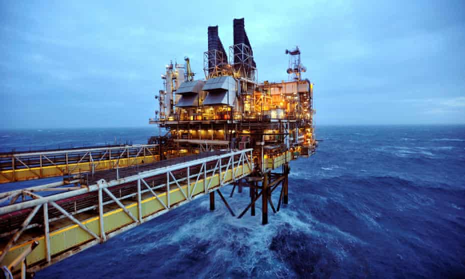 BP Eastern Trough Area Project oil platform in the North Sea
