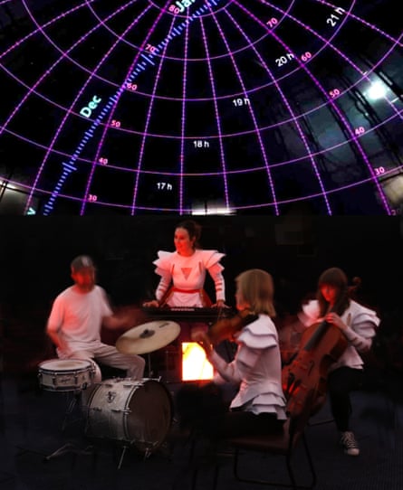 K Mak at the Planetarium.