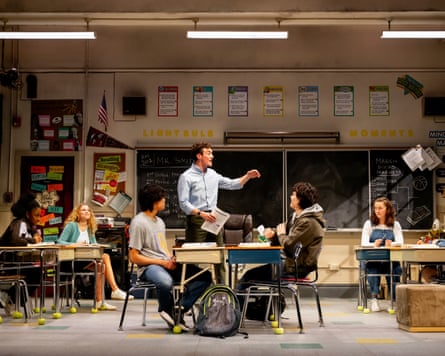 Dónal Finn, centre, in John Proctor Is the Villain.