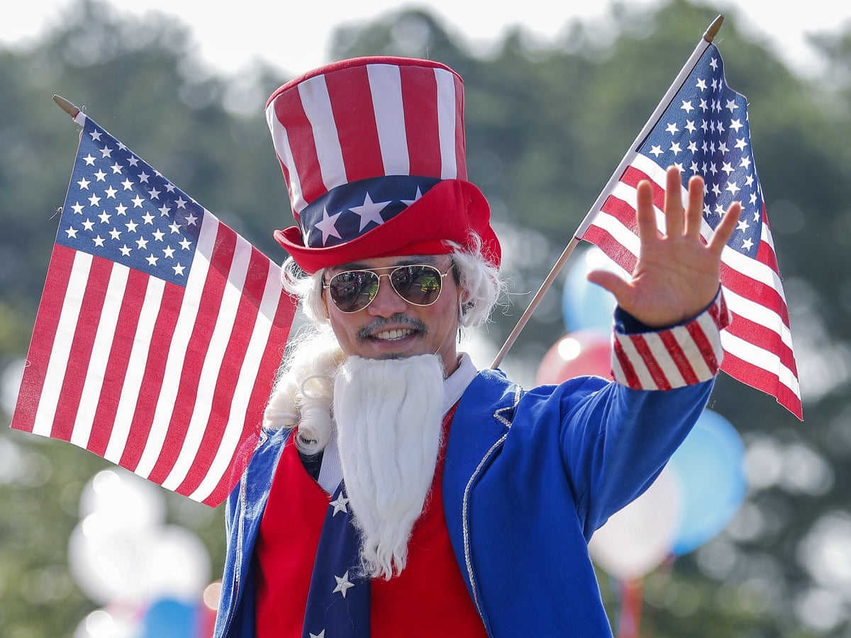 America Celebrates Fourth Of July With Parties Parades And Lots Of Hot Dogs Us News The Guardian