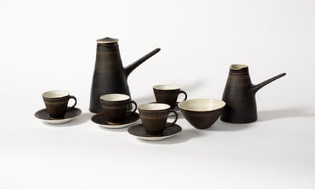 Lucie Rie, coffee set, c1960, stoneware