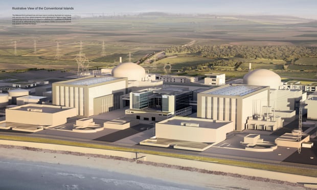 Artist’s impression of Hinkley Point nuclear power station