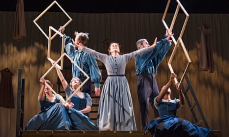 Madeleine Worrall as Jane Eyre at the Lyttelton, National Theatre