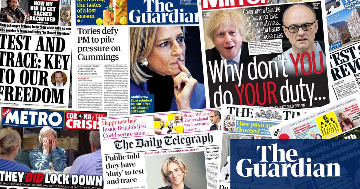Do YOUR duty: what the papers say about the Dominic Cummings crisis