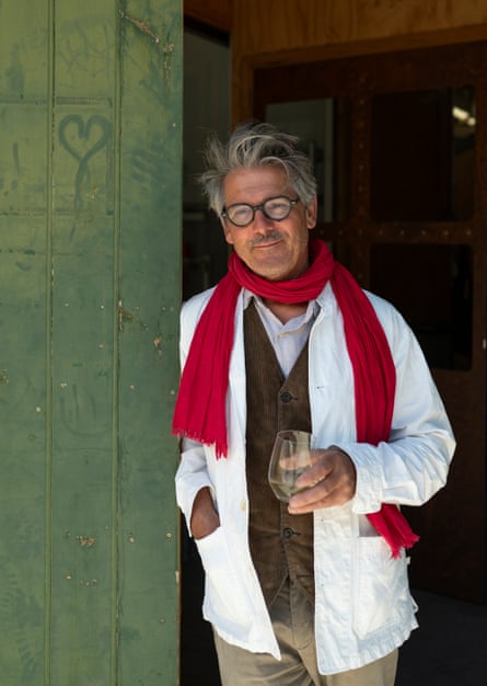 Gilles Lapalus, who lost all his equipment and most of his wine stock in the Cool Stores fire.