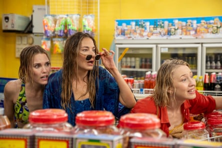 ‘I have a shape-shifting quality’: in the latest series of The White Lotus with Leslie Bibb and Michelle Monaghan.