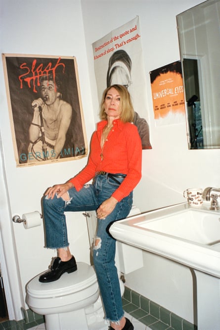 Gordon in her home in LA.
