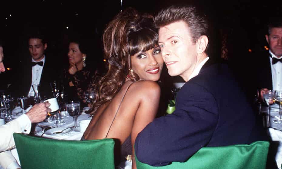 Bowie et Iman en 1993