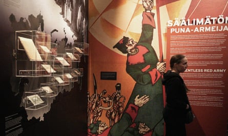Visitors discover the exhibitions at the new museum