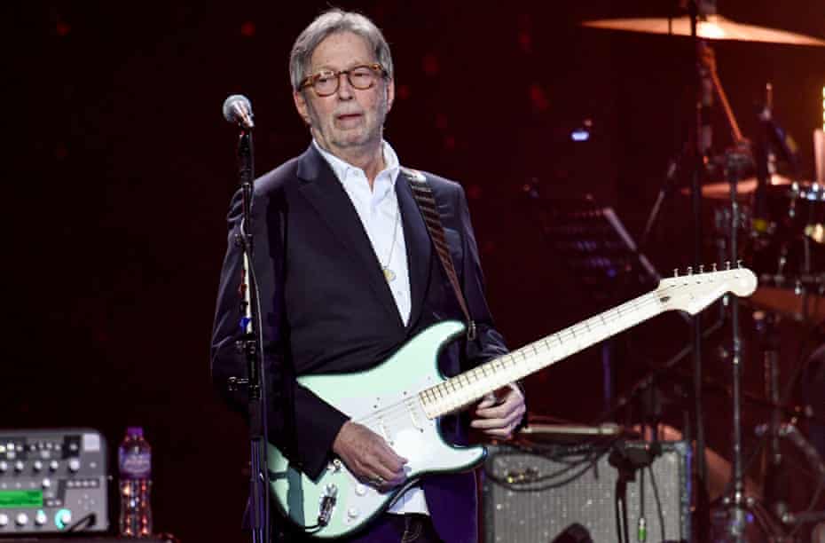 Eric Clapton refuses to play venues that require proof of vaccination | Eric  Clapton | The Guardian