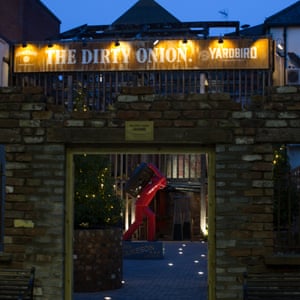 Exterior of the Dirty Onion bar, Belfast