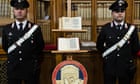 Stolen Columbus letter about discovery of new world returned to Italy