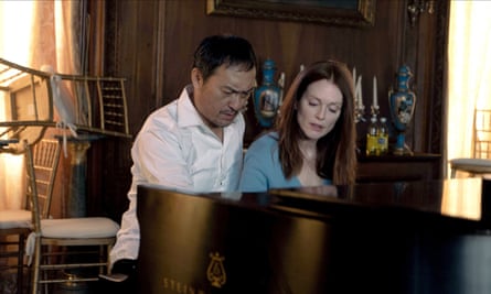 Ken Watanabe and Julianne Moore in the film of Bel Canto.