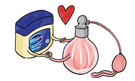 Perfume and vaseline