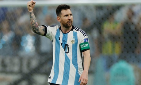 Lionel Messi relieved by ‘weight off our shoulders’ after Argentina victory