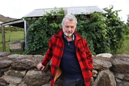 Neill at his home and vineyard in Central Otago, New Zealand in 2023.