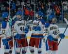Off Campus review – hot fun for fans of bums, boobs, hockey and Heated Rivalry