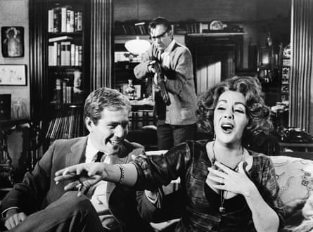 With Richard Burton and George Segal in Who’s Afraid of Virginia Woolf?