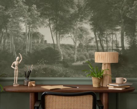 Hovia Delhoved Forest Green paper