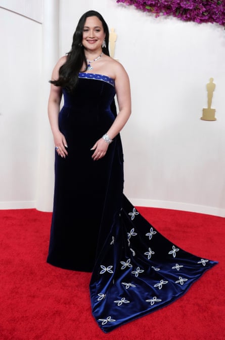Lily Gladstone arrives at the Oscars.